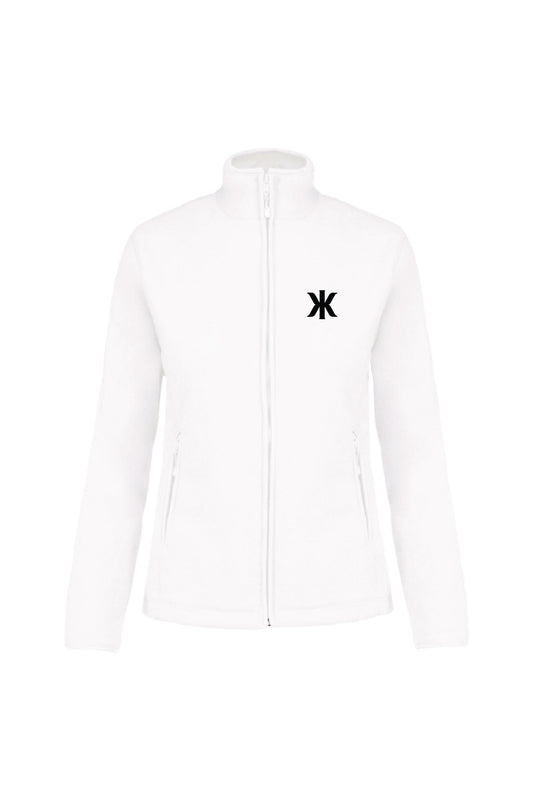 Logo fleecetakki (valkoinen)