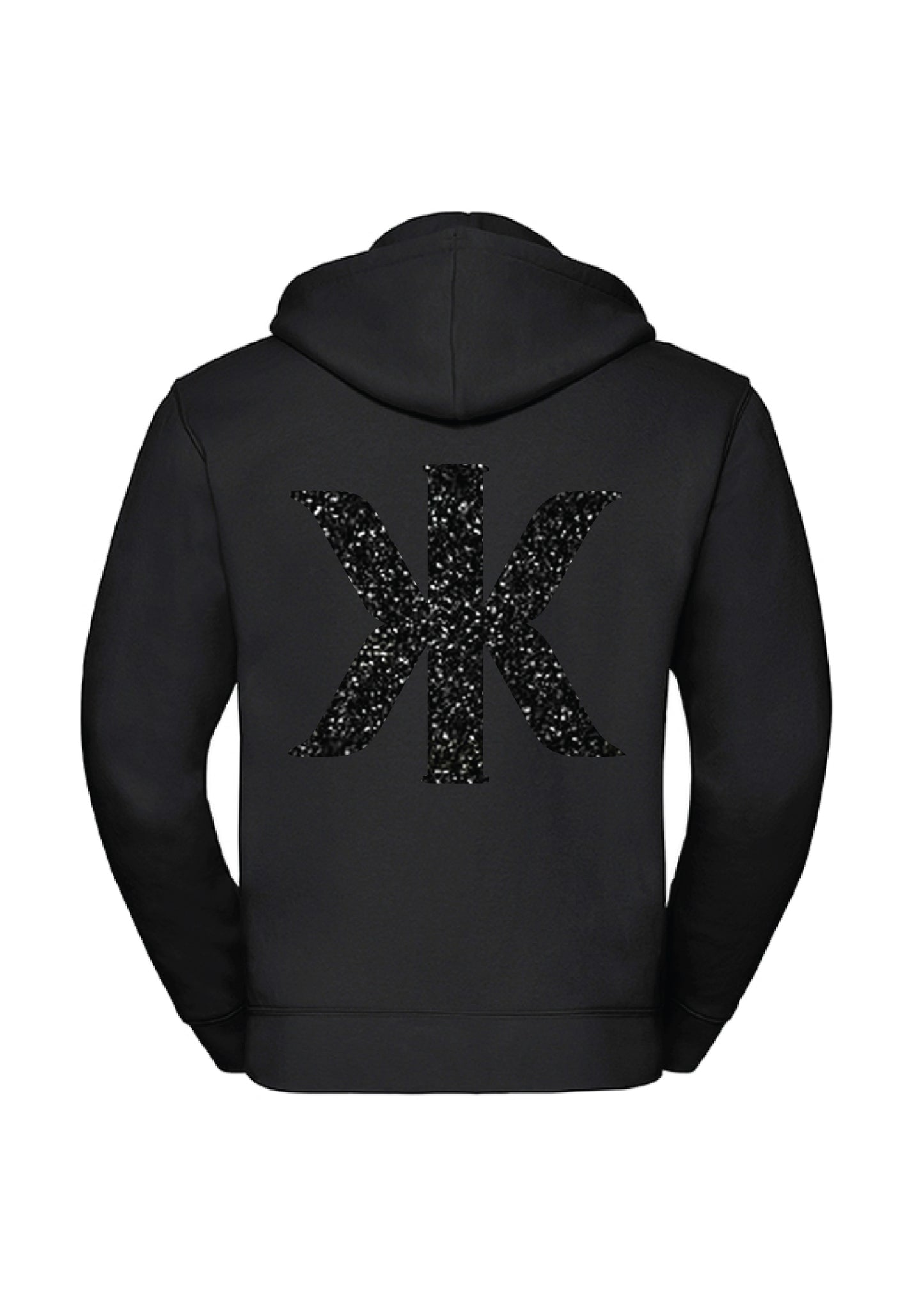 Glitter logo huppari (musta)