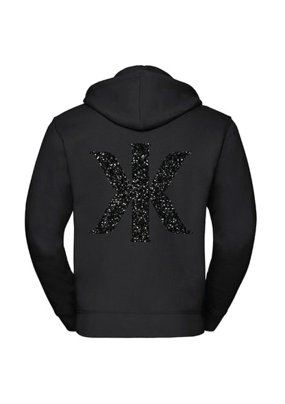Glitter logo huppari (musta)